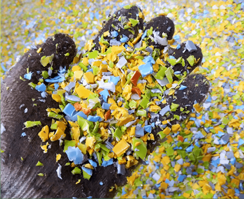 Plastic Recycling Series – Geschredderte Kunststoffflocken